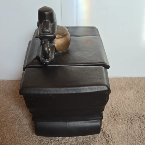 McCoy Black and Gold Cookie Jar - Picture 4 of 5